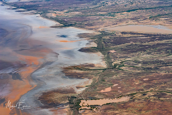 Salt in Water Lake Eyre