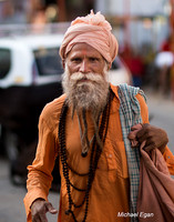 A Busy Man in Pushkar