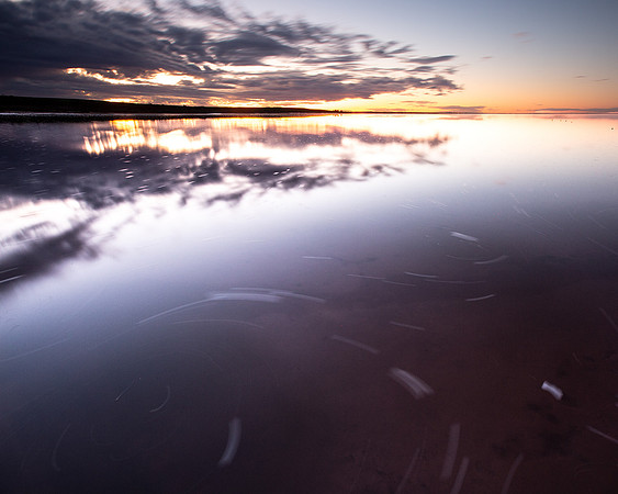 Swirls on Lake Tyrell